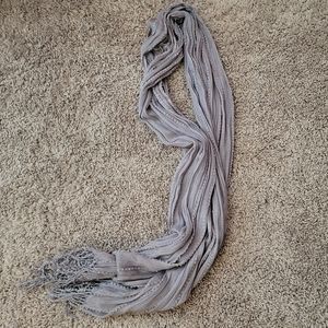 Simply Vera Wang Grey Scarf w/ Tassles